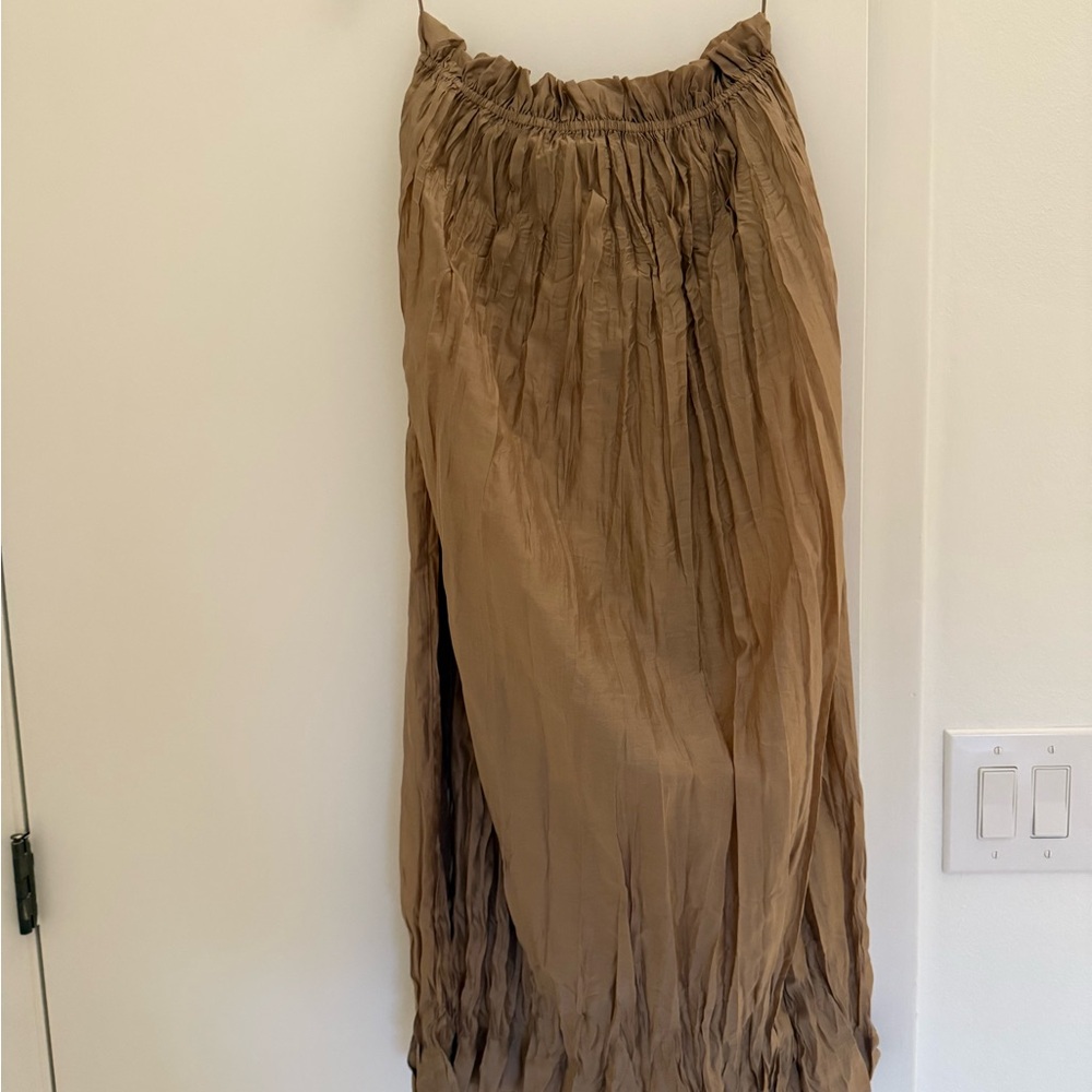 J Crew Gold Skirt